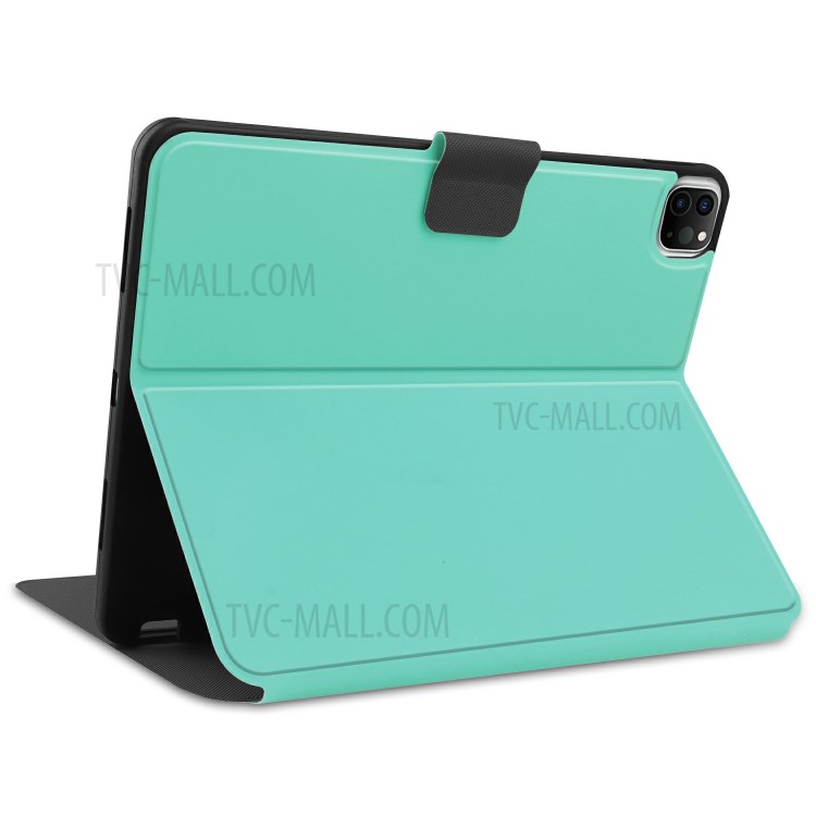 Smart PU Leather Stand Tablet Case with Pen Slot for iPad Pro 11-inch (2020)/(2018) - Baby Blue-3