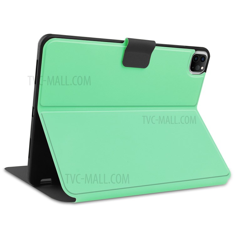 Smart PU Leather Stand Tablet Case with Pen Slot for iPad Pro 11-inch (2020)/(2018) - Green-3
