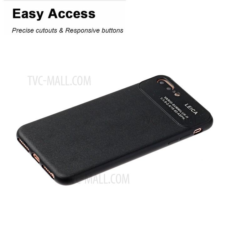 Caja Del Teléfono Suave Para El Iphone De La Manzana 7 Más / 8 Más 5,5 Pulgadas - Negro-3
