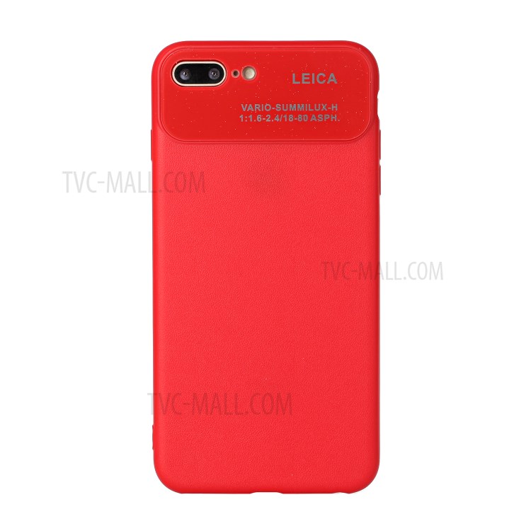 Soft Phone Case for Apple iPhone 7 Plus/8 Plus 5.5 inch - Red-1