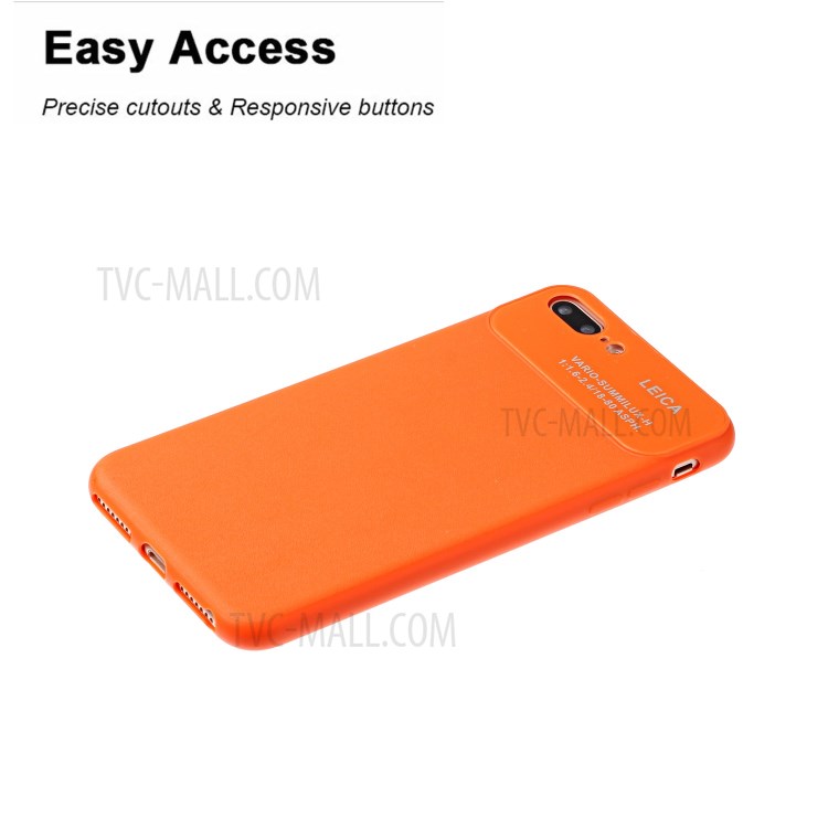 Soft Phone Case for Apple iPhone 7 Plus/8 Plus 5.5 inch - Orange-3