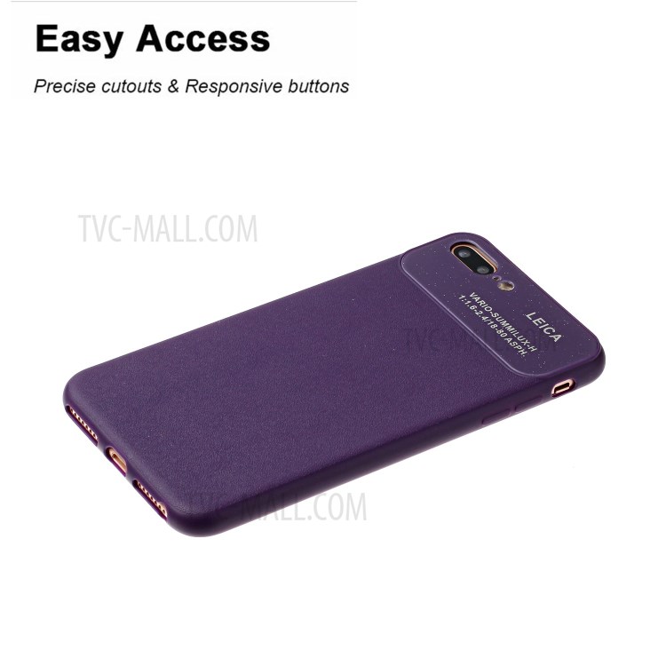 Soft Phone Case for Apple iPhone 7 Plus/8 Plus 5.5 inch - Purple-3