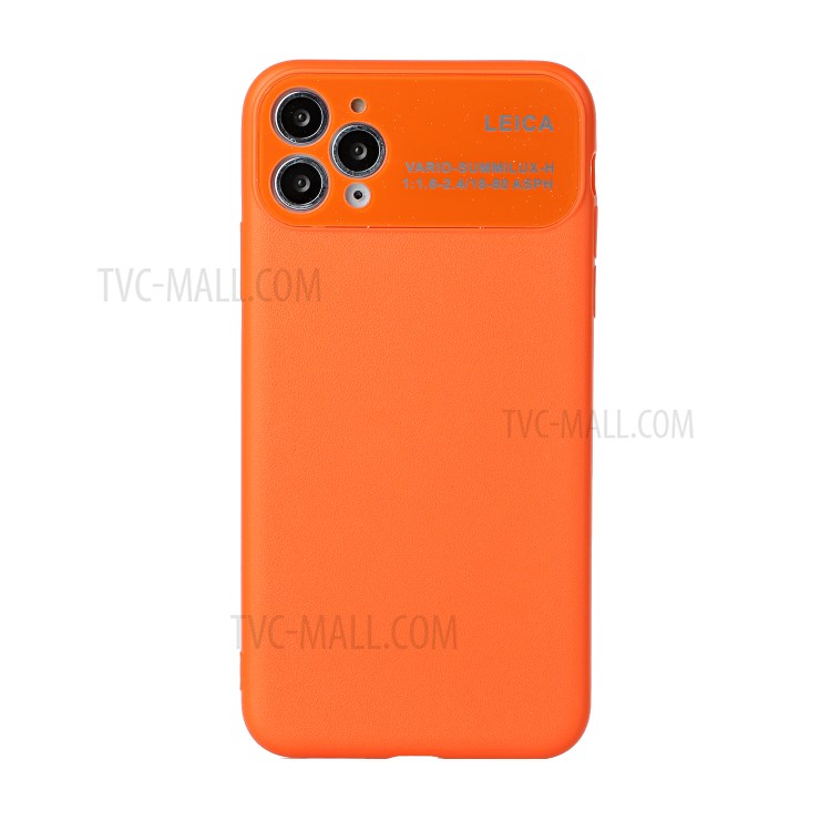 Soft TPU Phone Case with Camera Covering for Apple iPhone 11 Pro Max 6.5 inch - Orange-1