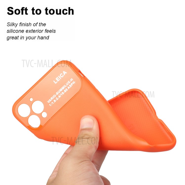 Soft TPU Phone Case with Camera Covering for Apple iPhone 11 Pro Max 6.5 inch - Orange-2