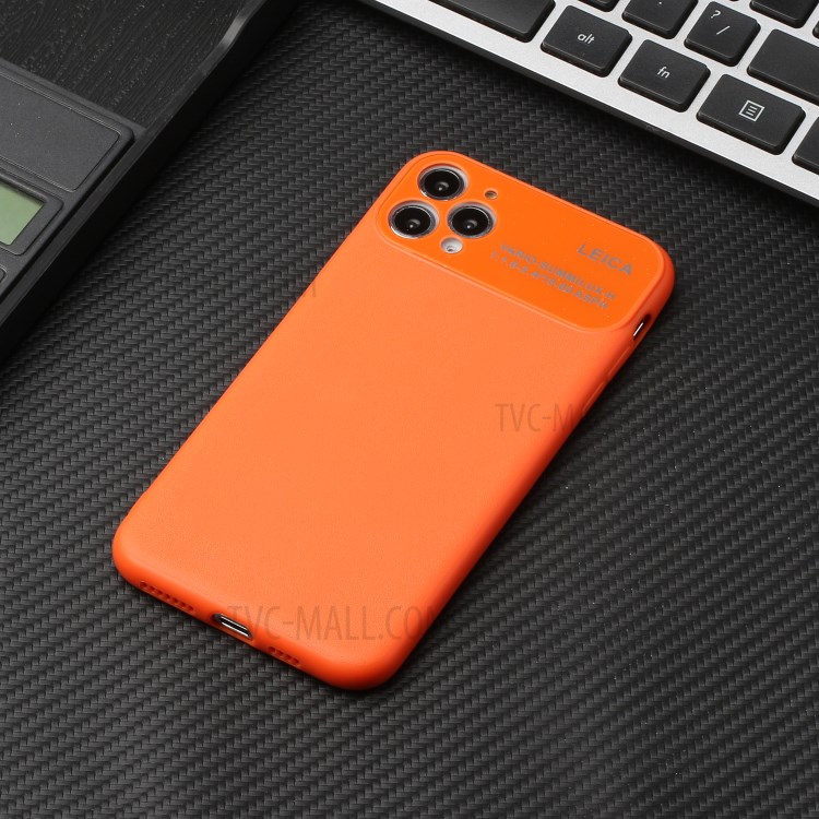 Soft TPU Phone Case with Camera Covering for Apple iPhone 11 Pro Max 6.5 inch - Orange-5
