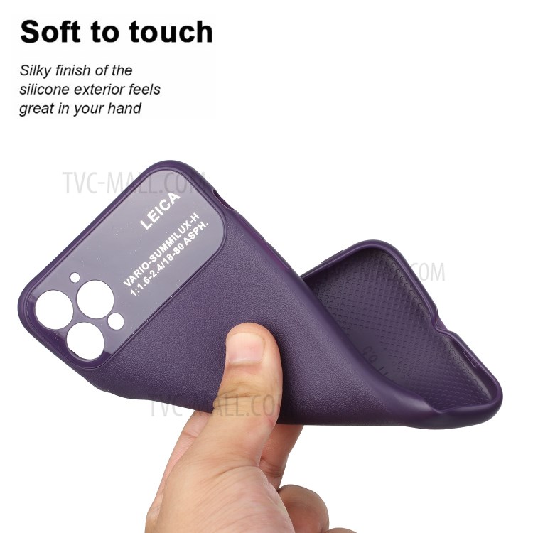 Soft TPU Phone Case with Camera Covering for Apple iPhone 11 Pro Max 6.5 inch - Purple-2