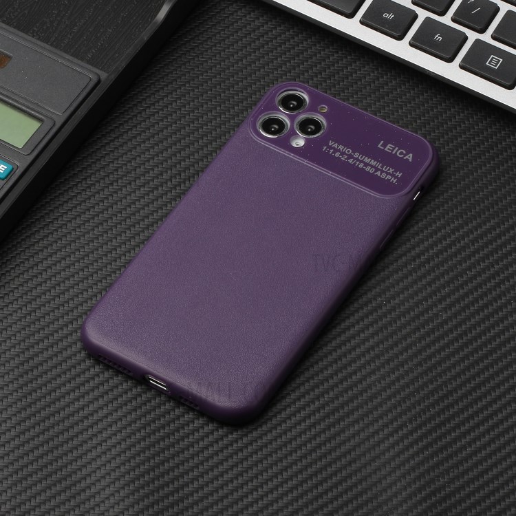 Soft TPU Phone Case with Camera Covering for Apple iPhone 11 Pro Max 6.5 inch - Purple-5