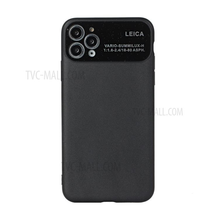 Cas De Softphone TPU Avec Appareil Photo De Couverture Pour Apple IPhone 11 Pro 5,8 Pouces - Noir-1