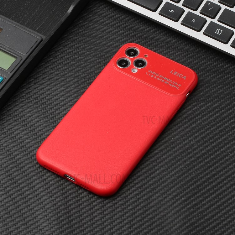 Soft TPU Phone Case with Camera Covering for Apple iPhone 11 Pro 5.8 inch - Red-5