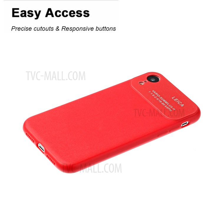 Soft TPU Phone Case for Apple iPhone XR 6.1 inch - Red-3