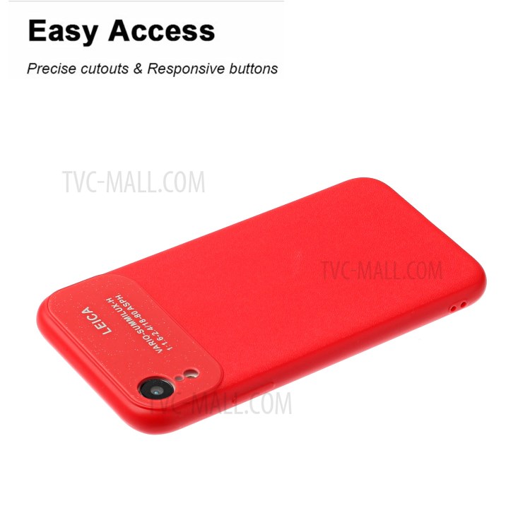 Soft TPU Phone Case for Apple iPhone XR 6.1 inch - Red-4