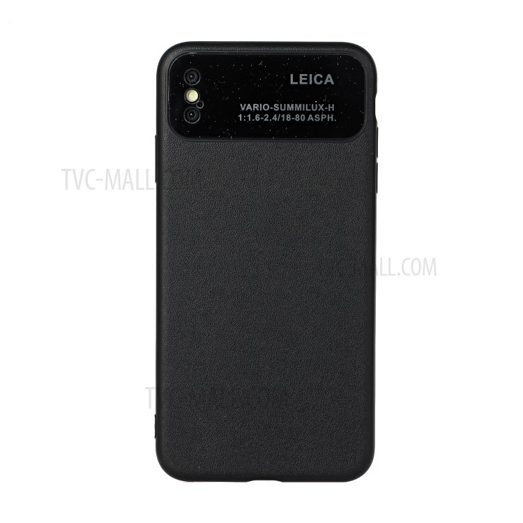 Macio TPU Caso Tampa Do Telefone Com Câmera Cobrindo Para Apple IPhone XS Máximo De 6,5 Polegadas - Preto-1