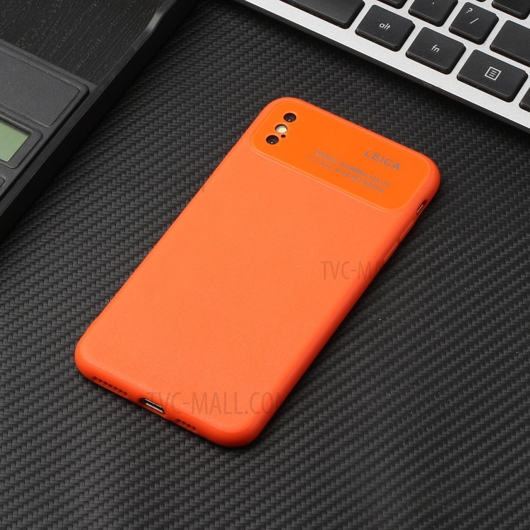 Soft TPU Phone Cover Case with Camera Covering for Apple iPhone XS Max 6.5 inch - Orange-5