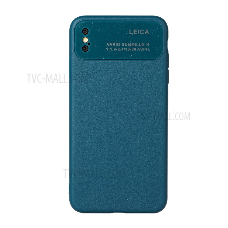 Soft TPU Phone Cover Case with Camera Covering for Apple iPhone XS Max 6.5 inch - Blue-1