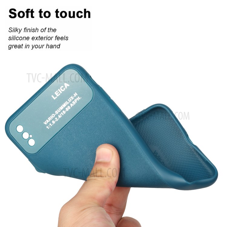 Soft TPU Phone Cover Case with Camera Covering for Apple iPhone XS Max 6.5 inch - Blue-2