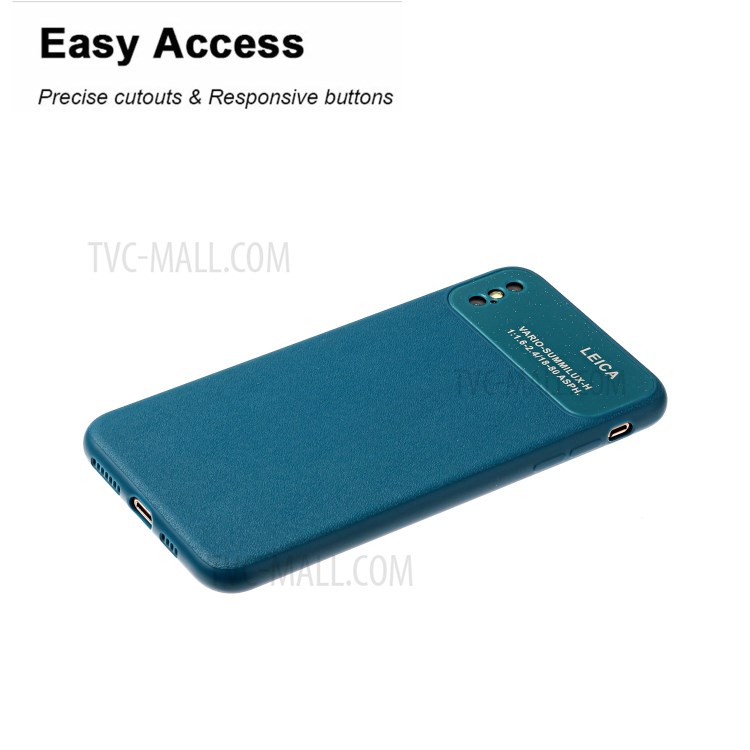 Soft TPU Phone Cover Case with Camera Covering for Apple iPhone XS Max 6.5 inch - Blue-3