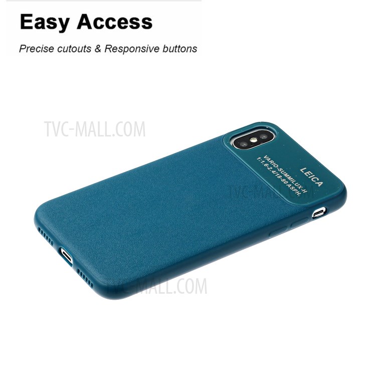 Soft TPU Phone Case for Apple iPhone X/XS 5.8 inch - Blue-3