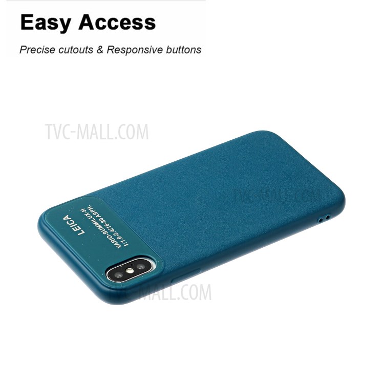 Soft TPU Phone Case for Apple iPhone X/XS 5.8 inch - Blue-4