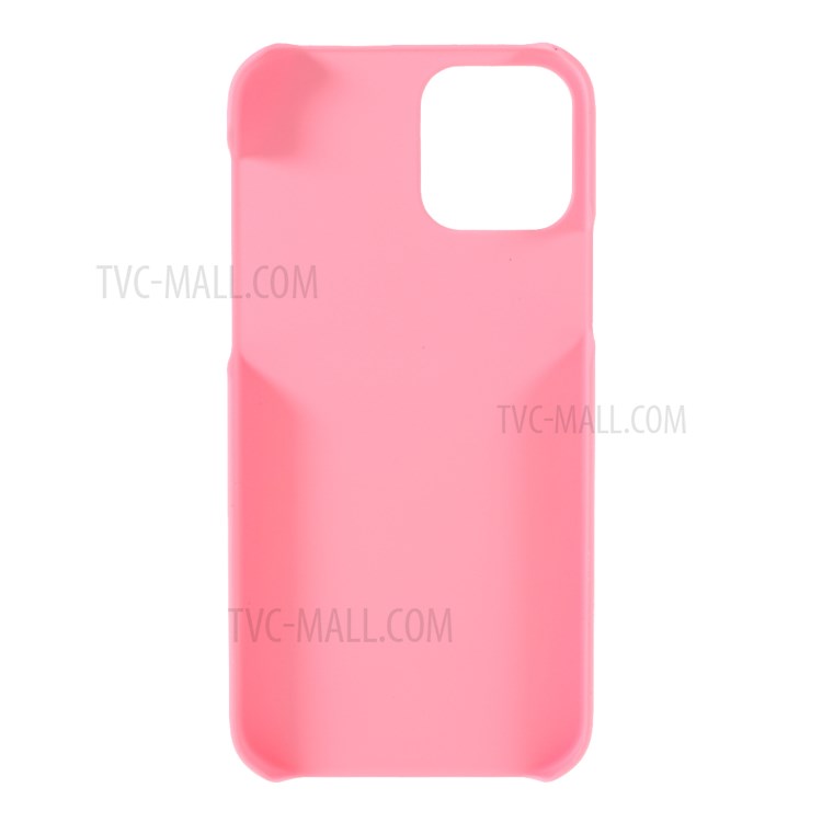 Rubberized Hard PC Phone Case for iPhone 12 Pro Max 6.7 inch - Pink-3