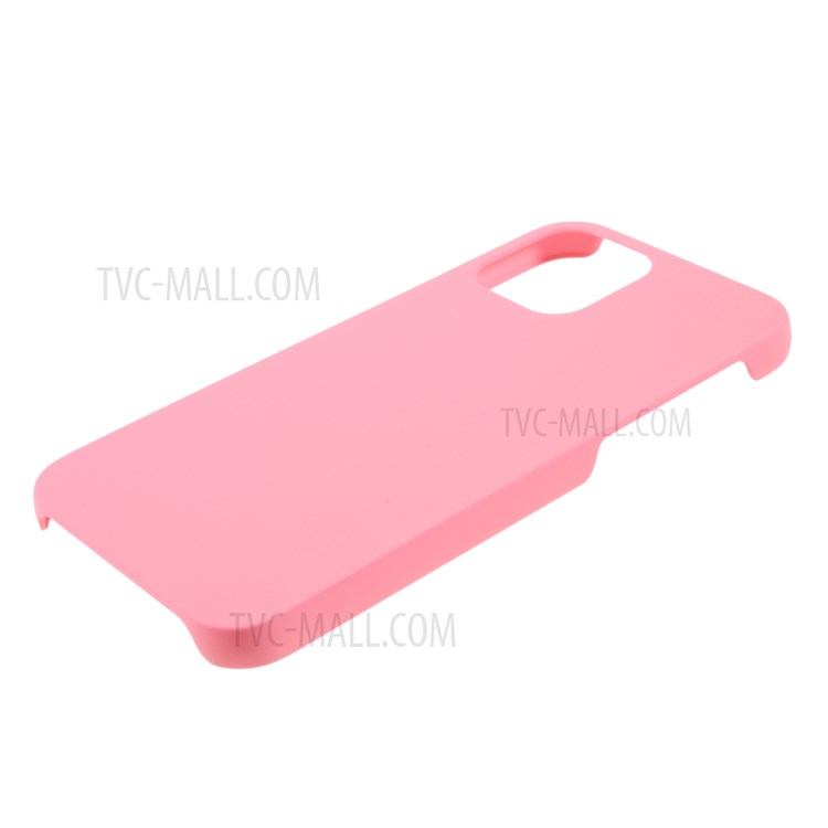 Rubberized Hard PC Phone Case for iPhone 12 Pro Max 6.7 inch - Pink-4