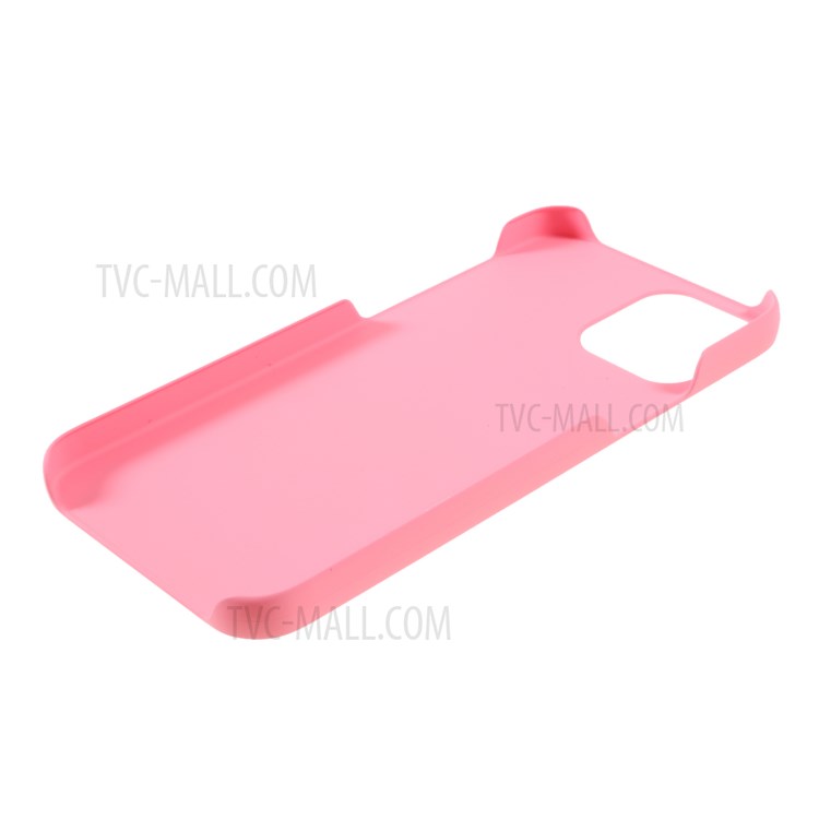 Rubberized Hard PC Phone Case for iPhone 12 Pro Max 6.7 inch - Pink-5
