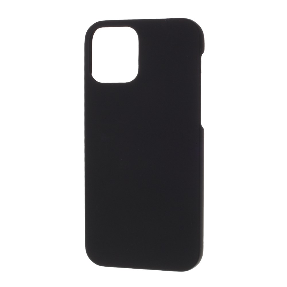 Rubberized Plastic Cell Phone Cover Case for iPhone 12 5.4-inch - Black-2