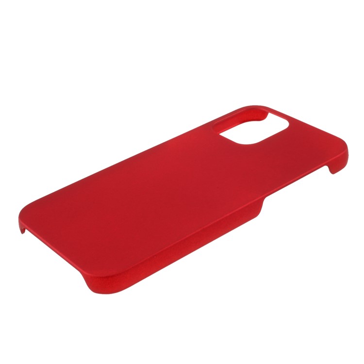 Étui de Couverture de Téléphone Portable en Plastique Caoutchouté Pour Iphone 12 Mini 5,4 Pouces - Rouge