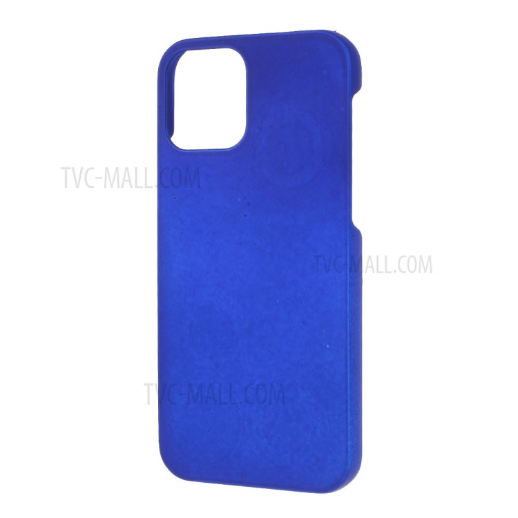 Rubberized Plastic Cell Phone Cover Case for iPhone 12 5.4-inch - Dark Blue-2