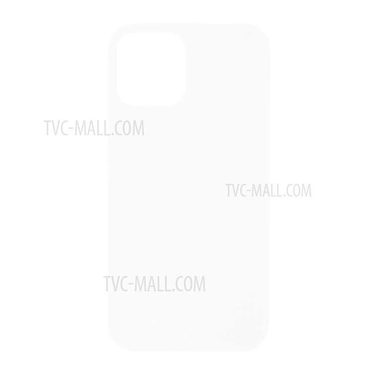 Rubberized Plastic Cell Phone Cover Case for iPhone 12 5.4-inch - White-1