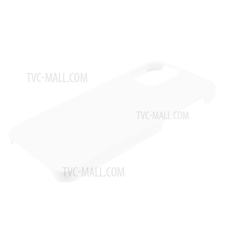 Rubberized Plastic Cell Phone Cover Case for iPhone 12 5.4-inch - White-4