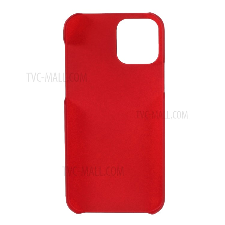 Rubberized Hard PC Case Protective Shell for iPhone 12 Max 6.1 inch - Red-3