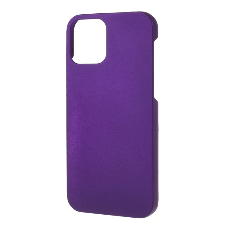 Rubberized Hard PC Case Protective Shell for iPhone 12 - Purple-2