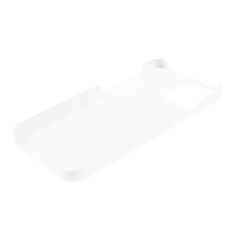 Rubberized Hard PC Case Protective Shell for iPhone 12 Max 6.1 inch - White-5