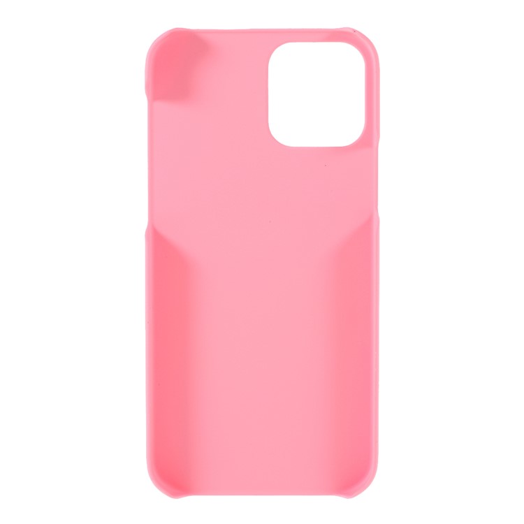 Rubberized Hard PC Case Protective Shell for iPhone 12 Max 6.1 inch - Pink-3