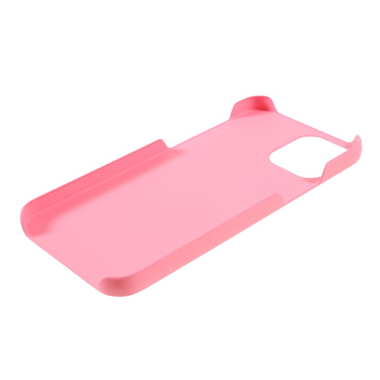 Rubberized Hard PC Case Protective Shell for iPhone 12 Max 6.1 inch - Pink-5