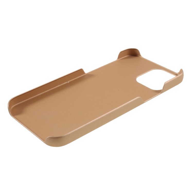Rubberized Hard PC Case Protective Shell for iPhone 12 Max 6.1 inch - Gold-5