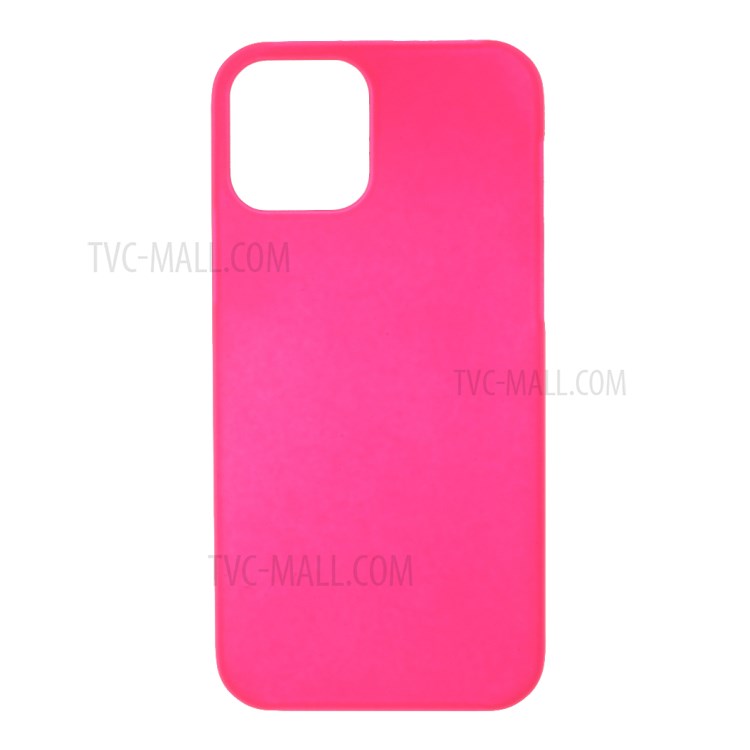 Rubberized Plastic Cell Phone Cover for iPhone 12 Pro 6.1-inch - Rose-1