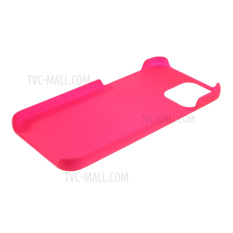 Rubberized Plastic Cell Phone Cover for iPhone 12 Pro 6.1-inch - Rose-5