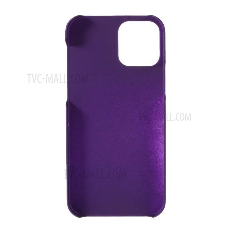 Rubberized Plastic Cell Phone Cover for iPhone 12 Pro 6.1-inch - Purple-3