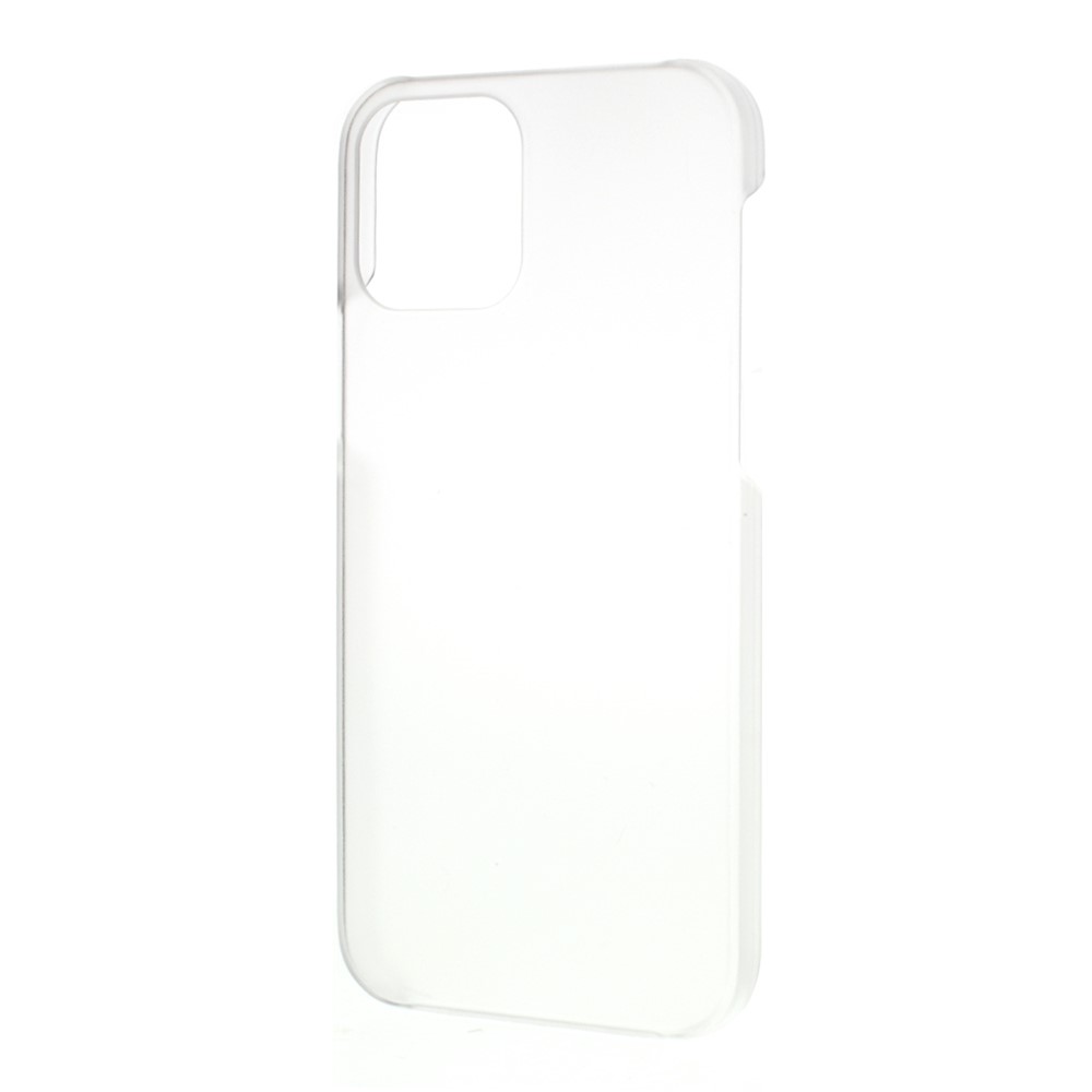Rubberized Plastic Cell Phone Cover for iPhone 12 Pro 6.1-inch - Transparent-2