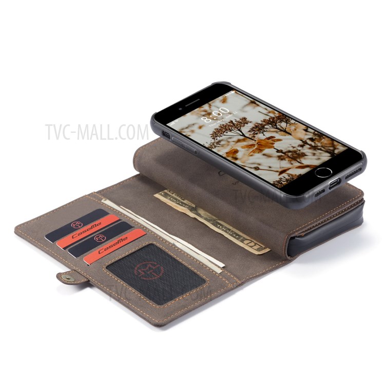 CASEME 018 Series Leather Case for iPhone SE (2nd Generation)/8/7 - Brown-11