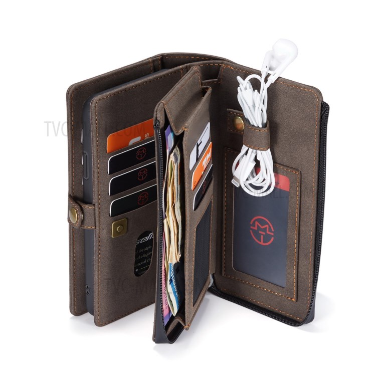 CASEME 018 Series Leather Case for iPhone SE (2nd Generation)/8/7 - Brown-15