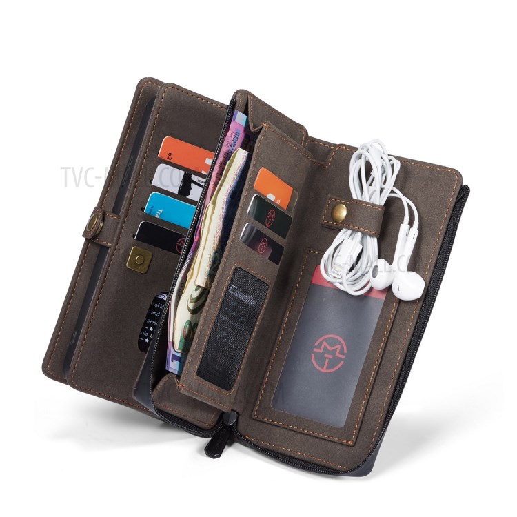 CASEME 018 Series Leather Case for iPhone SE (2nd Generation)/8/7 - Brown-21