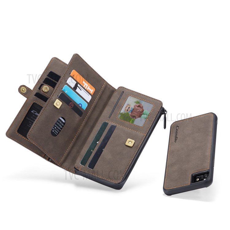CASEME 018 Series Leather Case for iPhone SE (2nd Generation)/8/7 - Brown-24