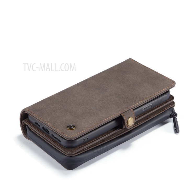 CASEME 018 Series Leather Case for iPhone SE (2nd Generation)/8/7 - Brown-25