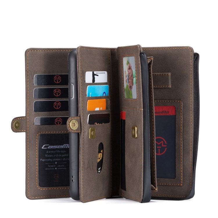 CASEME 018 Series Leather Case for iPhone SE (2nd Generation)/8/7 - Brown-35