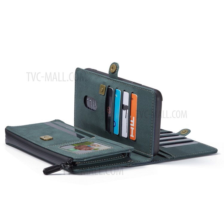 CASEME 018 Series Leather Case for iPhone SE (2nd Generation)/8/7 - Green-14