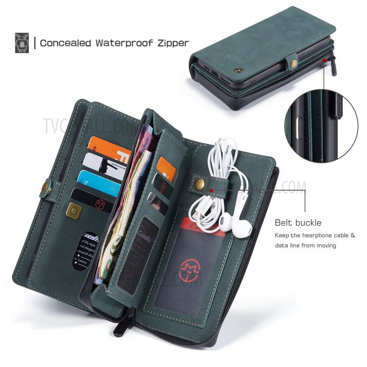 CASEME 018 Series Leather Case for iPhone SE (2nd Generation)/8/7 - Green-33