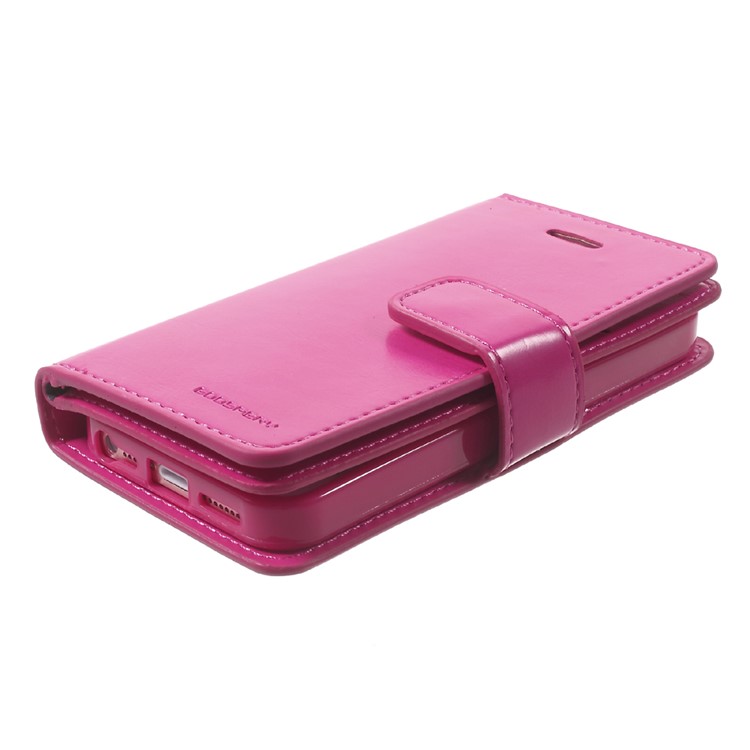 MERCURY GOOSPERY Mansoor Wallet Leather Shell for iPhone SE/5s/5 - Rose-3