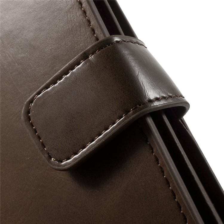 MERCURY GOOSPERY Mansoor Wallet Leather Case for iPhone SE/5s/5 - Coffee-8